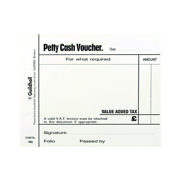 Tele Mess/Petty Cash Pad